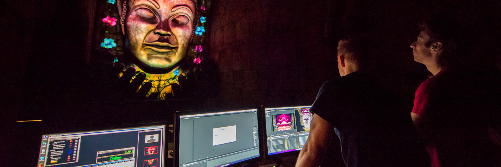 Indiana Jones and the Temple of the Forbidden Eye at Disneyland - projection effects by Bryan Thombs, Disney Imagineering